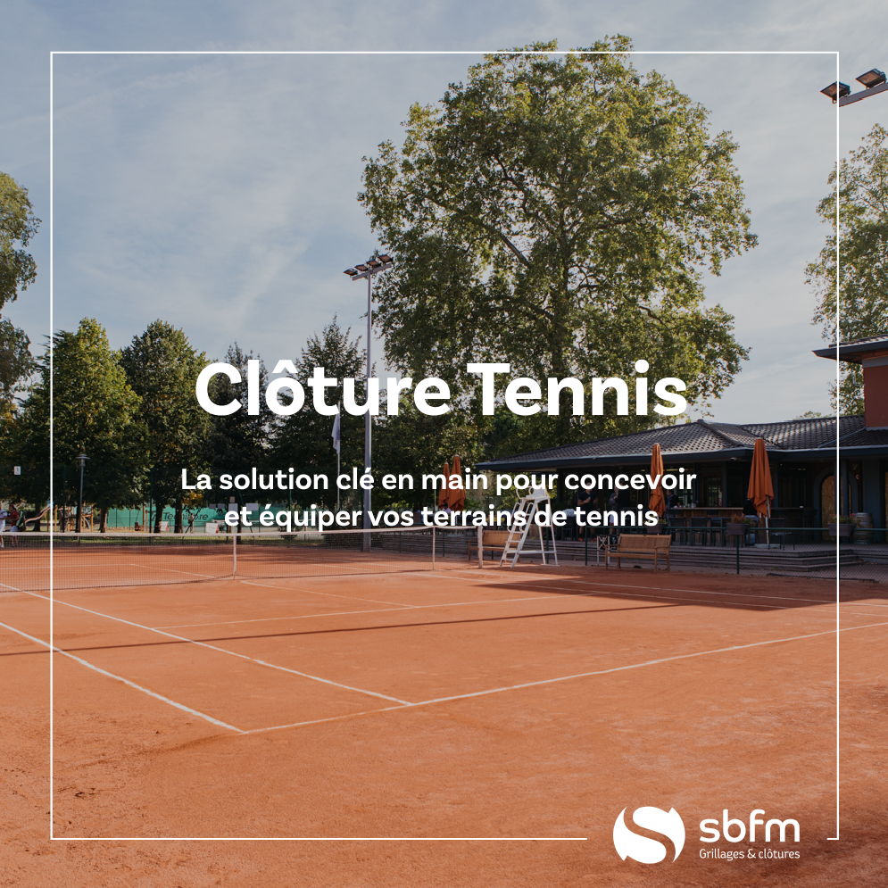 Image new [NOUVEAUTÉ - CLOTURE-TENNIS]