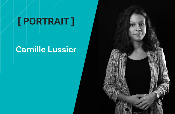 Illustration [5 questions à ] Camille LUSSIER – Chargée de  Communication & Marketing