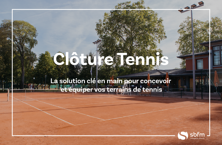 Illustration [NOUVEAUTÉ - CLOTURE-TENNIS]