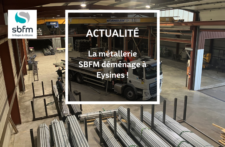 Illustration La métallerie SBFM déménage !